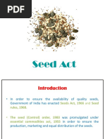 Seed Act