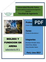 Lab 1 Fundicion en Arena