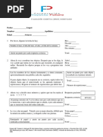 1 Evaluación Cognitiva (Mmse) Modificado