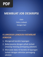 Membuat Job Deskripsi