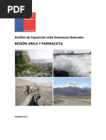 Region Arica y Parinacota - Riesgos Naturales