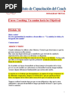 Misión y Visión-Coaching