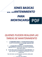 Mantenimiento Basico Montacargas