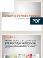 Graphic Format Factors: 2.01 Understand Digital Raster Graphics