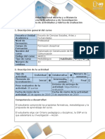 Guia Actividades y Rubrica Evaluacion - Fase 1 - Aprestamiento Sociopraxico