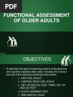 1 Functional Assessment of An Adult