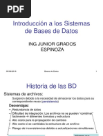 1 Introduccion de Base de Datos