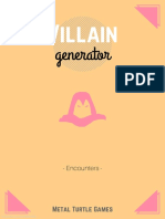 Villain Generator