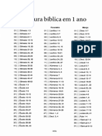 Leitura Bíblia em 1 Ano