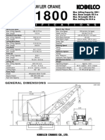 Hydraulic Crawler Crane: S P E C I F I C A T I O N S