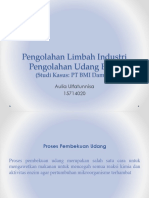 Pengolahan Limbah Industri Pengolahan Udang Beku