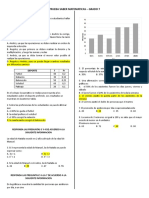 Prueba Saber p1 Matematicas-7 - 2015