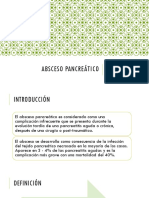 Absceso Pancreático