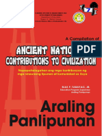 Contribution of Ancient Civilization