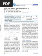 Visible Light Mediated, Redox Neutral Remote 1,6-Difunctionalizations of Alkenes