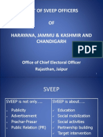 Visit of Sveep Officers OF Harayana, Jammu & Kashmir and Chandigarh