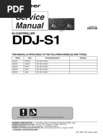 Pioneer ddj-s1 rrv4168 DJ Controller PDF