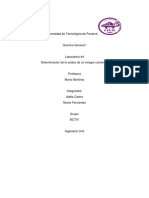 Laboratorio Determinación de La Acidez de Un Vinagre Comercial