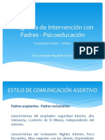 Programa de Intervención Con Padres - Psicoeducación Sesión2