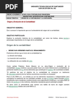 Guía de Estudio. Historia de La Contabilidad