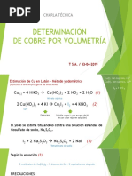 Determinación de Cobre Por Volumetría