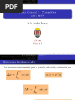 Reglas de Oro y Caracteristicas MRU y MRUA PDF