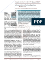 Analysis and Comparative of Sorting Algorithms