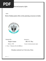 SUBJECT: Intellectual Property Rights: Sanjeev Kumar Dr. S.C. Roy