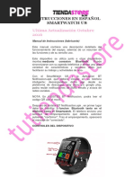 Instrucciones en Español Smartwatch U8 2