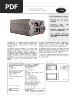 Powered, Bi-Amplified Compact Line Array Module: Series