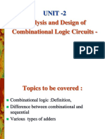 Analysis and Design of Combinational Logic Circiuts