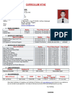 Curriculum Vitae: Personal Data