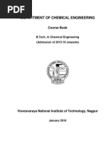 Chemical Engineering Course Book