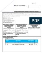 HOJA DE DATOS Y SEGURIDAD Del Azul de Bromofenol Laboratorio