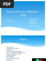 Electrical Power Utilization - Leds: Guide: Dr. S.S. Bhatt