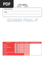 Examen FINAL 4°