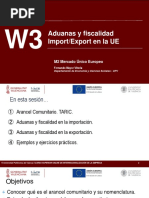 Webminar 3 - Aduanas y Fiscalidad Import-Export en La UE