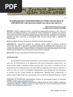 SOCIEDADE DE CONSUMIDORES NA VISÃO DE BAUMAN E DRUMMOND: Interdiscursividade Nas Obras Dos Autores