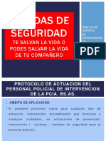 Medidas de Seguridad Operaciones Policiales