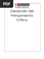 Desarrollo Pensamient Crítico