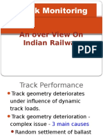 Track Monitoring: An Over View On Indian Railway