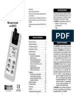 Manual de Utilizacion de Turbidimetro