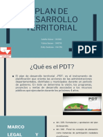 Plan de Desarrollo Territorial (PDT, PDET)