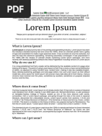 What Is Lorem Ipsum?