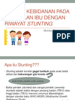 Asuhan Kebidanan Pada Kehamilan Ibu Dengan Riwayat Stunting (Ibu Monica)