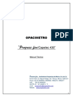 Manual Tecnico de Opacimetro 430