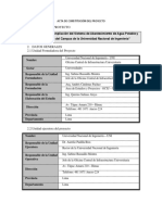 1.0 Formato de Acta de Constitución