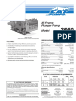 35 Frame Plunger Pump Model: Features Specifications