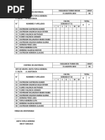 Control de Asistencia