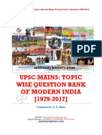 Modern History Question Bank 1979 2018 3